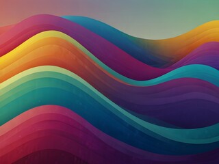 Gradient Wave Background, generative AI