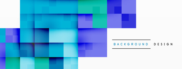 Dynamic colorful squares background. Vector Illustration For Wallpaper, Banner, Background, Card, Book Illustration, landing page