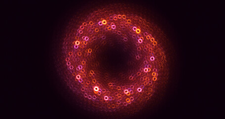 3D manual rendering abstract round light background. Its not AI Generatd illustration.