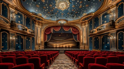 Obraz premium Luxurious Theater Building 