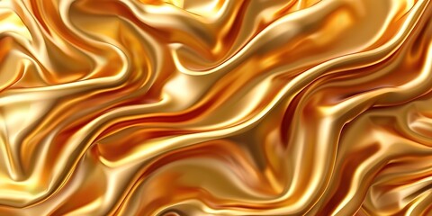 Abstract gold silk satin fabric background

