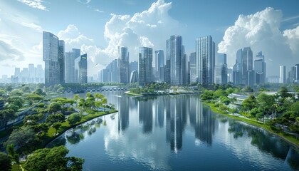 panorama of the city