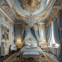 royal apartments in rococo style