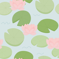 seamless pattern with flowers