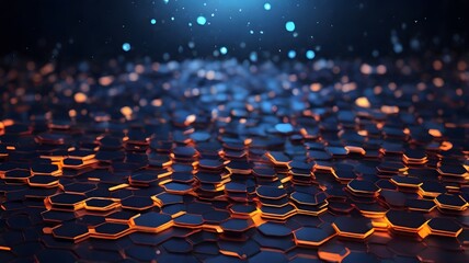 Obraz premium Hexagonal Patterned Background