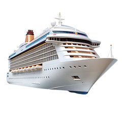 cruise ship isolated transparent background