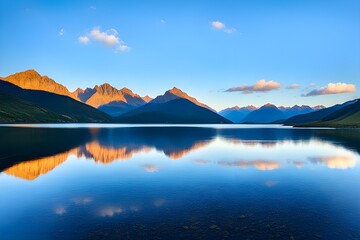Beautiful clouds and mountains