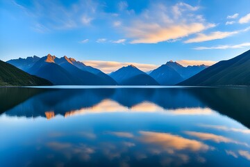 Beautiful clouds and mountains