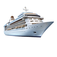 cruise ship isolated transparent background