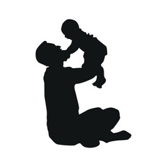 Dad silhouette, Dad silhouette bundle, silhouette bundle, Fathers day silhouette, Dad vector buundle, bundle, Dad illustration bundle, Vector, SVG, EPS PNG