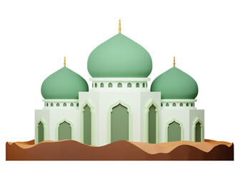 3D Mosque Illustration