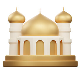 3D Mosque Illustration