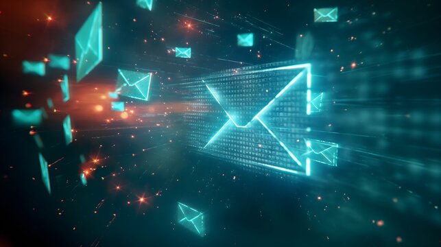 1. Within a digital mailbox fraught with potential threats, caution reigns supreme as a user navigates the perilous landscape of dubious email attachments, safeguarding against cyber threats and