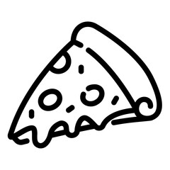 pizza outline icon