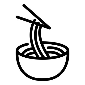 recommend clip art: noodle outline icon