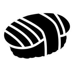 sushi glyph icon