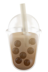 3D Bubble Tea Illustration