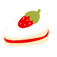 A strawberry cake