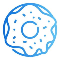 donut gradient icon