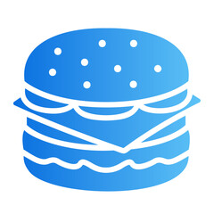 burger gradient icon