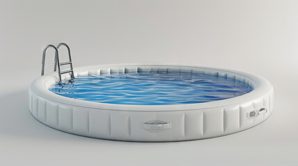 Portable swimming pool, relaxation concept