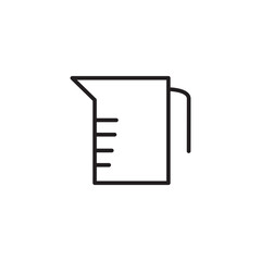 Measuring cup icon.
