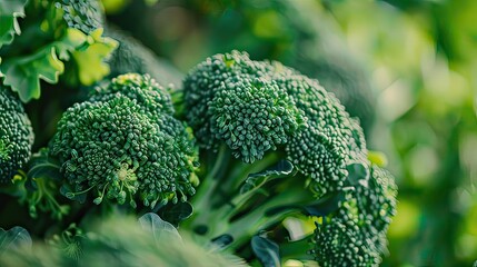 Broccoli is a cruciferous vegetable with a green, tree-like appearance.