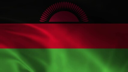 3D VIDIO OF MALAWI FLAG