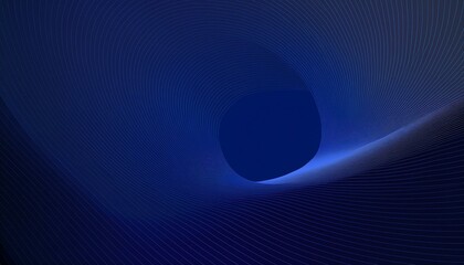 Dark blue simple abstract background with lines in a curved style geometric style as the main element.