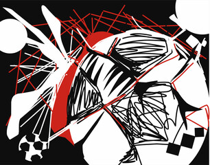 Football Template Design.ball background