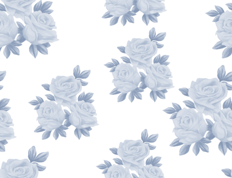 rose pattern for fabric and textile print