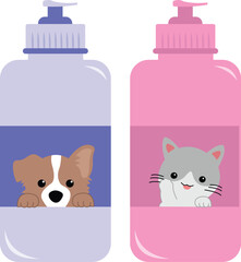 Pet Shop Element. Vector Illustration