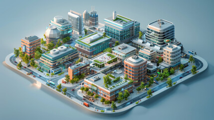 Clean Energy Technology Animation Graphics.