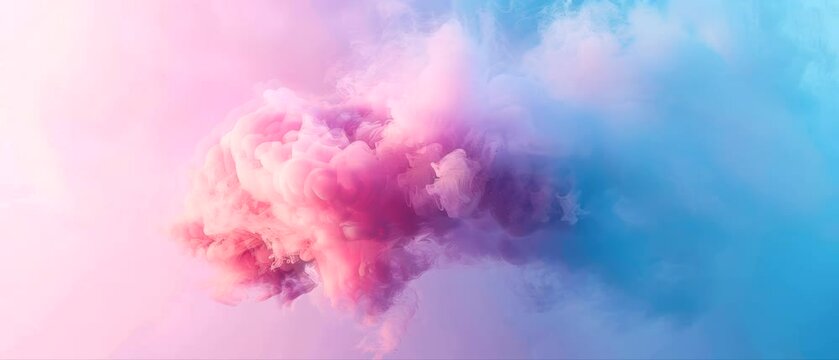 Enchanting Pastel Cloud Swirl in Ethereal Abstract Art for Seamless Looping Animation. 
Perfect for creating seamless looping animations, backgrounds, or as captivating visual art in digital media pro