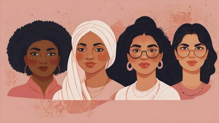 group of people in a row