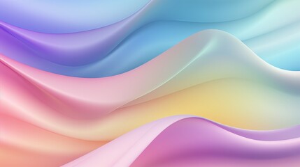 Tranquil spring horizon abstract pale blue and ivory sky with soft apricot clouds drifting gently