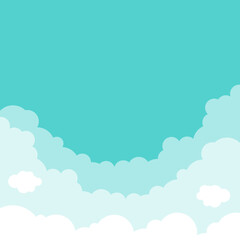 Flat Sky Illustration Element