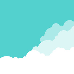 Flat Sky Illustration Element