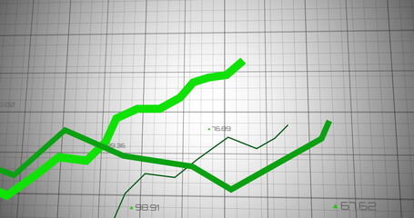 Digital image of purple abstract shapes over blue male grunge effect on grey background