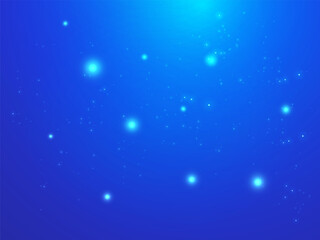 Fototapeta premium Abstract Light effect sphere technology futuristic on blue background vector design concept for business, advance technology, tech company, innovation, website, advertisement, ui, award, financial.