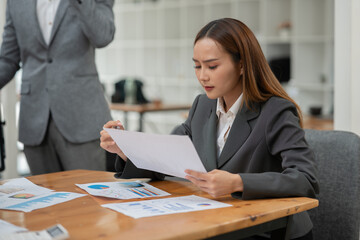 Asia business meeting   consultations of business people in the company's meeting room. 