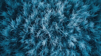 Close-up shot of a blue plant leaf or flower, useful for botanical illustrations and decorative designs