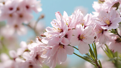 Springtime Whispers: Feeling the soft touch of the spring breeze as it gently stirs the petals of flowers and carries the promise of warmer days, Generative AI