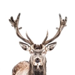 Deer isolated on white background 