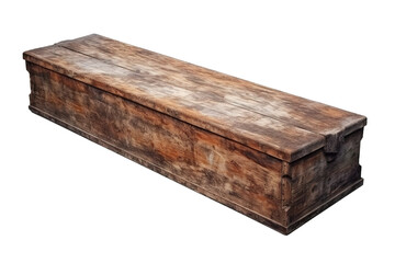 The Enigmatic Wooden Sentinel on White or PNG Transparent Background.