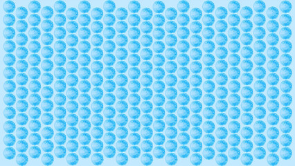 バブルのパターン模様(青)