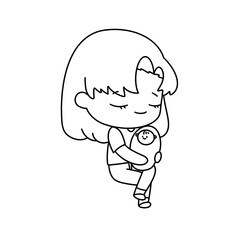 A girl is holding a baby in her arms