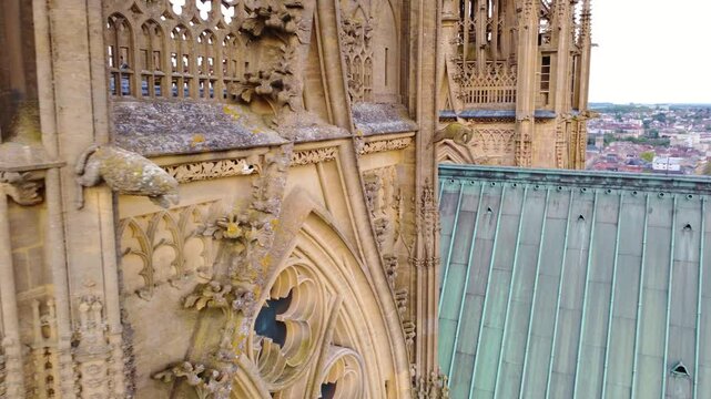 Metz gothic Cathedral Catholic Diocese dedicated to Saint Stephen, France