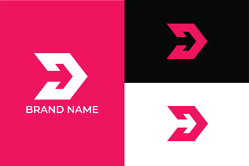 letter C geometric logo, letter C arrow icon logo, arrow bow logo, letter D forward arrow logo, letter C arrow logo, 