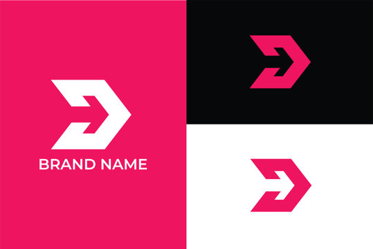 letter C geometric logo, letter C arrow icon logo, arrow bow logo, letter D forward arrow logo, letter C arrow logo, 
